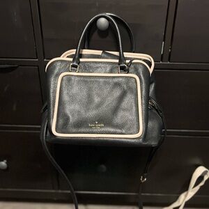Kate Spade Black and Cream Handbag